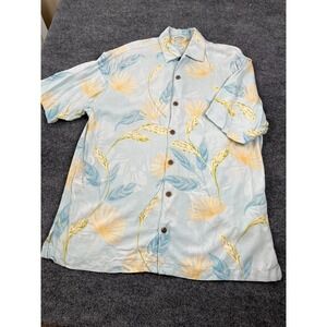 Tommy Bahama Camp Button up Hawaii Floral Shirt‎ Size M